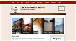 Desktop Screenshot of hotelcavallinorosso.it