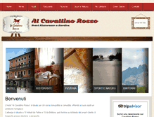 Tablet Screenshot of hotelcavallinorosso.it